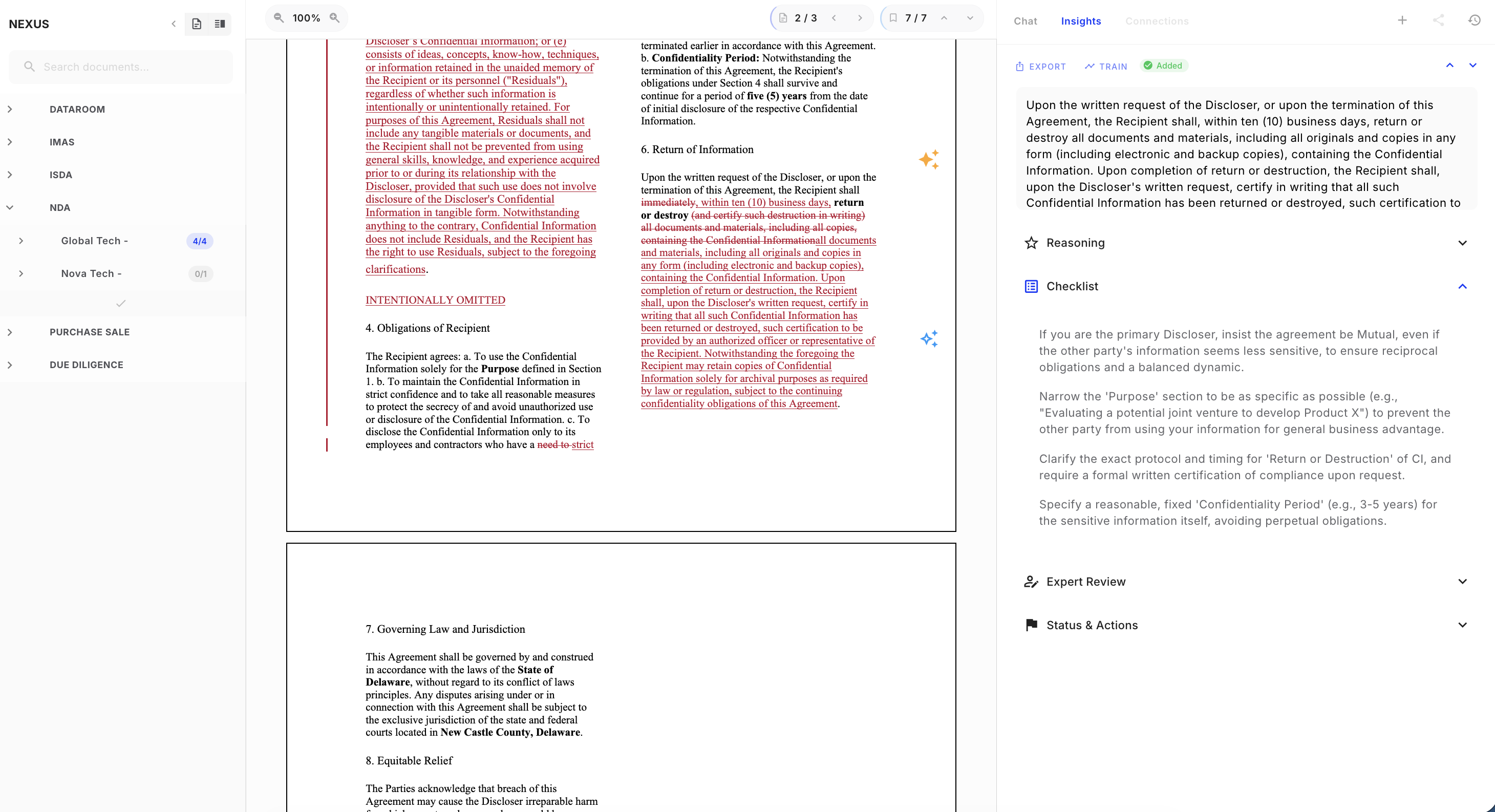 Nexus Redline Interface